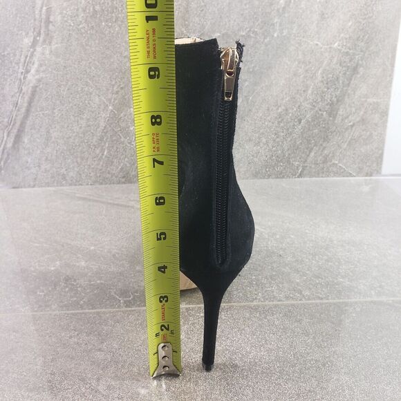 THINGS II COME Cut Out Ankle Boots 8.5 Jelyn Suede Pointed Shooties Booties - Picture 12 of 12